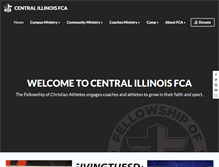 Tablet Screenshot of centralillinoisfca.org